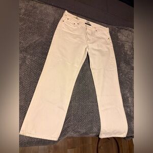 Citizens Of Humanity Women's Cream Straight Jeans
